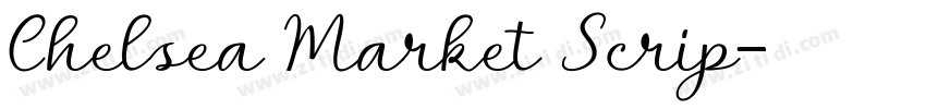 Chelsea Market Scrip字体转换